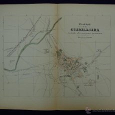 Mapas contemporáneos: PLANO DE GUADALAJARA. ALBERTO MARTÍN EDITOR-BARCELONA. 1915. Lote 46384195
