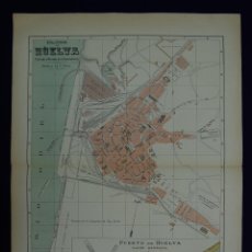 Mapas contemporáneos: PLANO DE HUELVA. ALBERTO MARTÍN EDITOR-BARCELONA. 1915