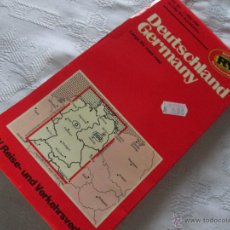 Mapas contemporáneos: Aº MAPA-GUÍA-DEUTSCHLAND.GERMANY-1981-RV-PERFECTO ESTADO-VER FOTOS. Lote 46523639