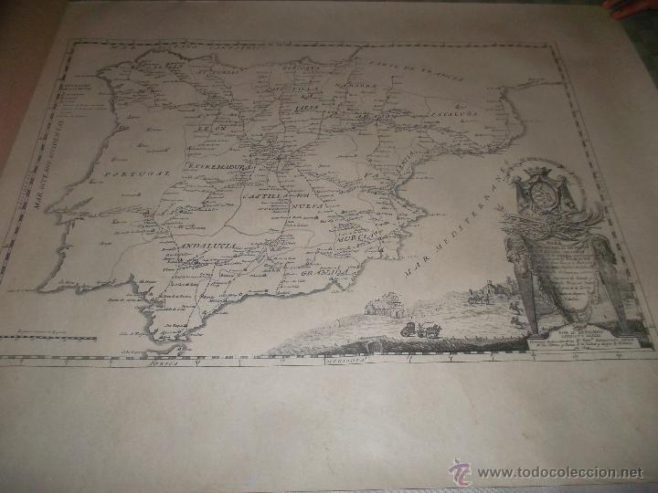 Zeitgen&ouml;ssische Karten: bonito mapa replica en plancha del 1972