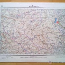 Mapas contemporáneos: PLANO BAÑOLAS EDICION MILITAR E. 1:50.000 EDICION 1951 50 X 70 CM (APROX) . Lote 46662832