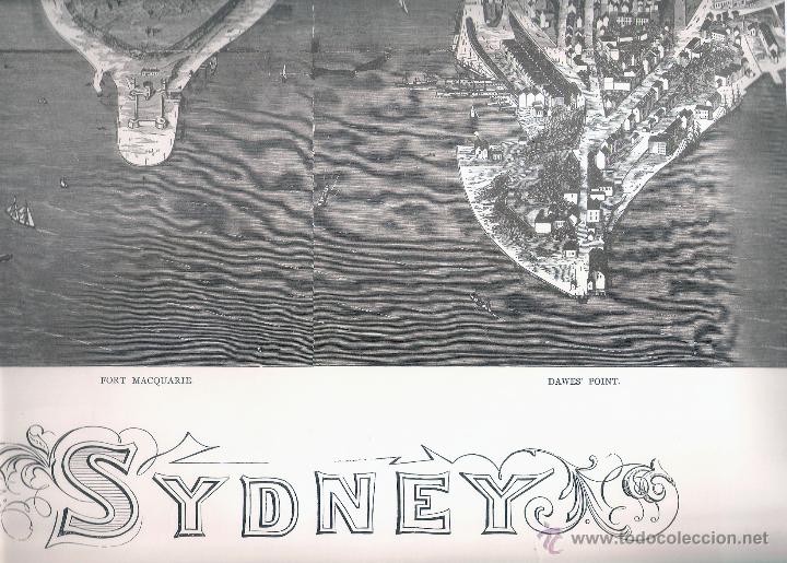 Mapas contempor&aacute;neos: MAPA DE SYDNEY A&Ntilde;O 1879 - Foto 1