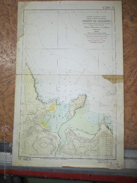 Mapas contempor&aacute;neos: plano mapa puerto de lekeitio lequeitio - Foto 1