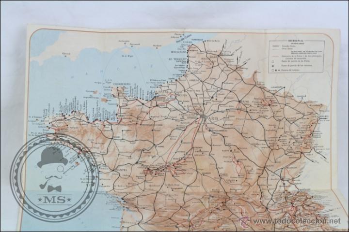 Mapa De Francia Sociedad Nacional Ferrocarrile Comprar Mapas