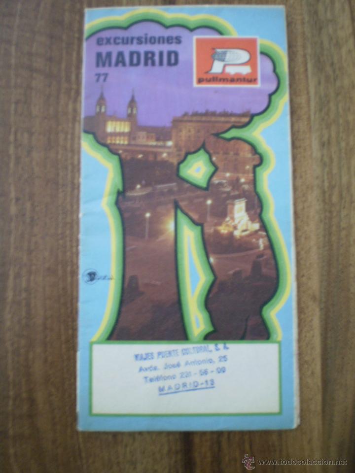 Mapas contempor&aacute;neos: MADRID PLANO - PULLMANTUR 1976 - Foto 1