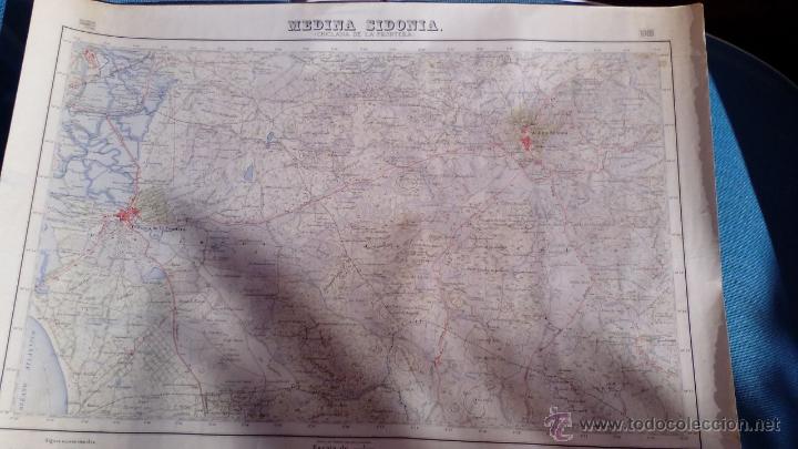 Zeitgen&ouml;ssische Karten: MAPA O PLANO DE MEDINA SIDONIA 1961