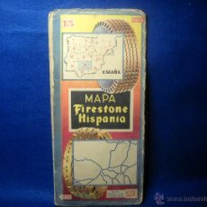 Mapas contemporáneos: MAPA FIRESTONE HISPANIA Nº 15 - 1941. Lote 47801546