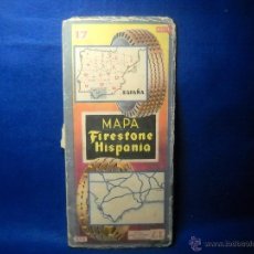Mapas contemporáneos: MAPA FIRESTONE HISPANIA Nº 17 - 1941. Lote 47801555