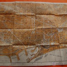 Mapas contemporáneos: MAPA DE BARCELONA 55 X 43,5 CM.. Lote 47849954
