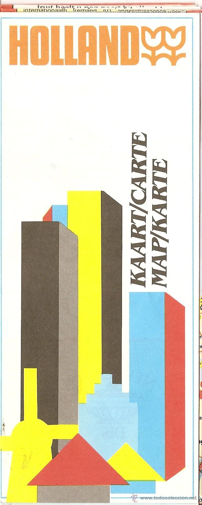Mapas contempor&aacute;neos: MAPA HOLLAND-HOLANDA, DESPLEGABLE - Foto 1