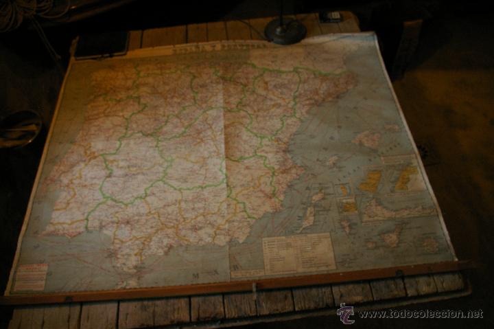 Mapas contempor&aacute;neos: Mapa Espa&ntilde;a y portugal 1938 - Foto 1
