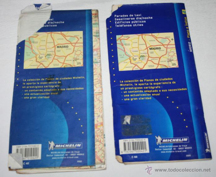 Mapas contempor&aacute;neos: PLANO E INDICE DE MADRID MICHELIN 42 - Foto 2