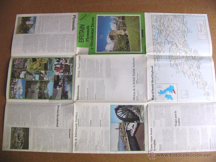 Mapas contempor&aacute;neos: Mapa guia de Plymouth Occidental Devon - Sudoeste de Inglaterra - Foto 3