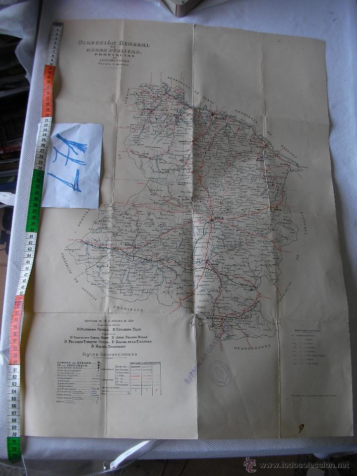 Mapas contempor&aacute;neos: ANTIGUO MAPA DE LOGRO&Ntilde;O Y SORIA - Foto 1