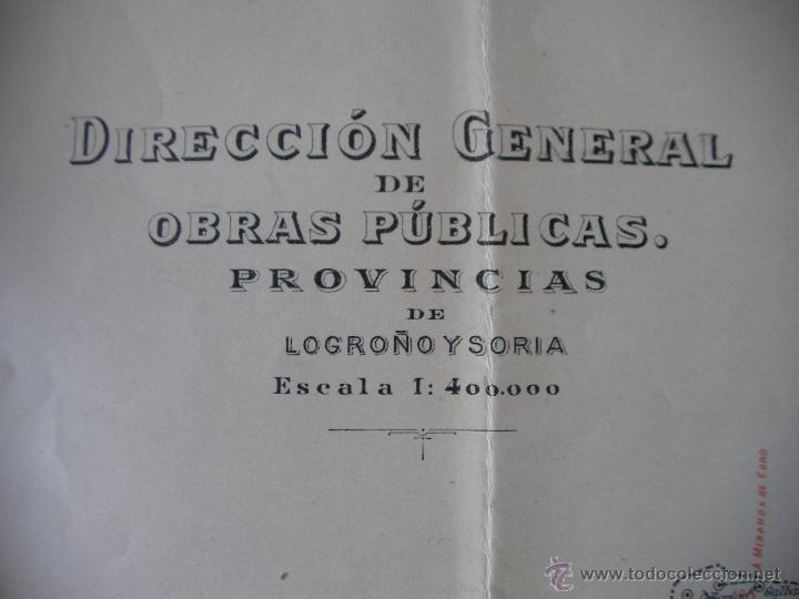 Mapas contempor&aacute;neos: ANTIGUO MAPA DE LOGRO&Ntilde;O Y SORIA - Foto 2