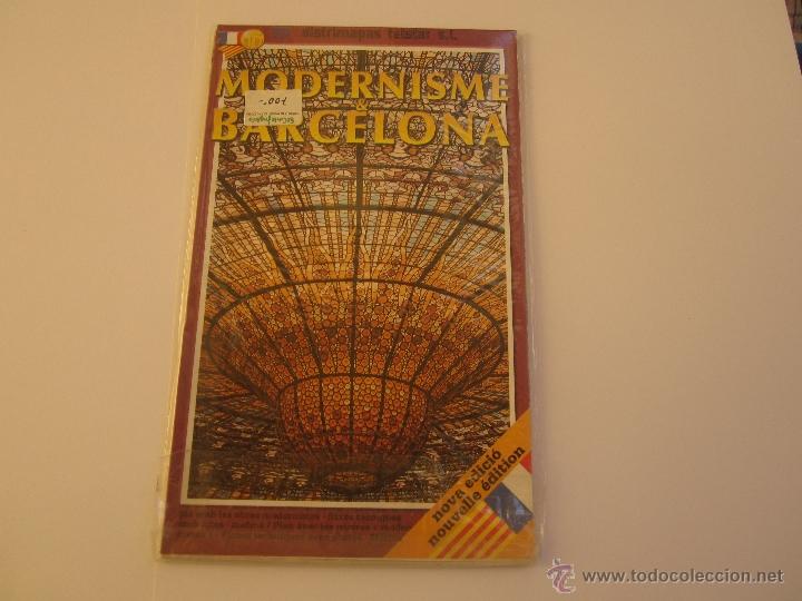 Mapas contempor&aacute;neos: MAPA,MODERNISME BARCELONA, EN FRANCES Y CATALAN - Foto 1