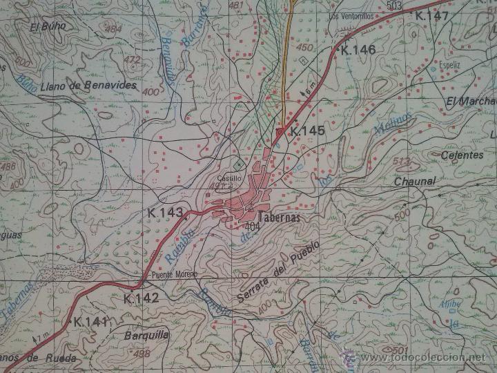 mapa 1 50000 mapa general cartografía militar tabernas de al   Comprar Mapas  mapa 1 50000