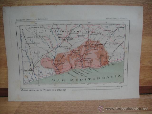 Mapas contempor&aacute;neos: partit judicial de vilanova y geltru - Foto 1