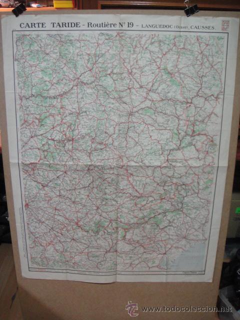 Mapas contempor&aacute;neos: mapa taride ruta 19 - languedoc - causses - Foto 1