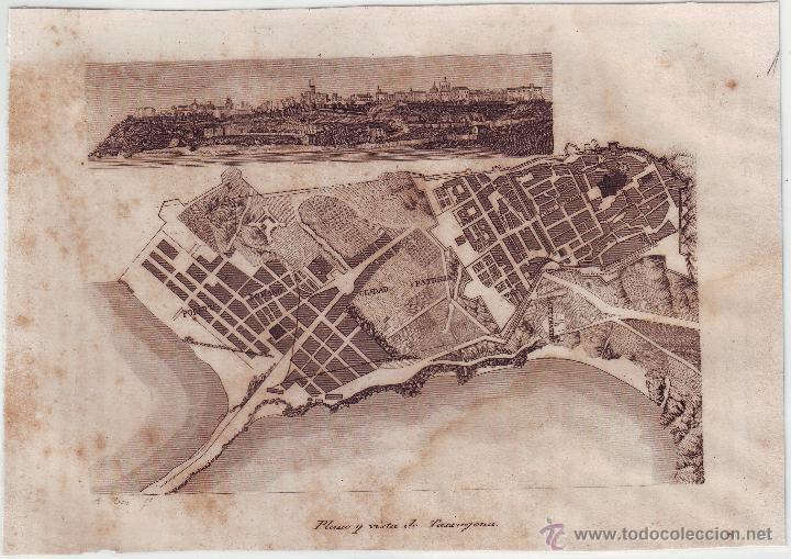 Mapas contempor&aacute;neos: PLANO DEL SIGLO XIX FINALES DE TARRAGONA - Foto 1