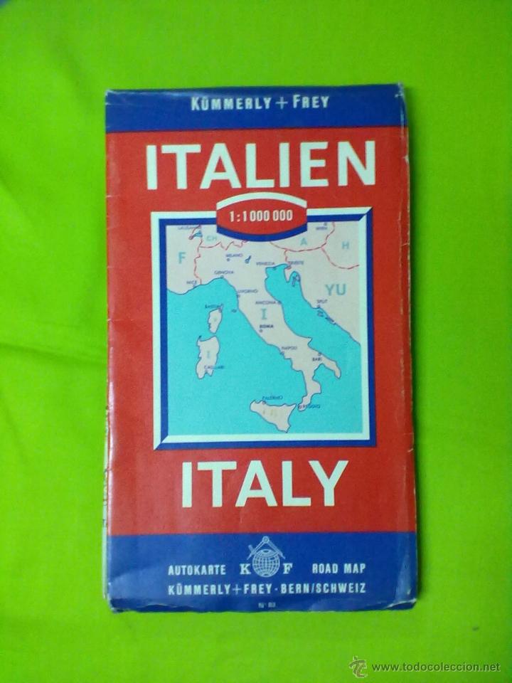 Mapas contempor&aacute;neos: MAPA CARRETERAS ITALIA KUMMERLY + FREY - Foto 2