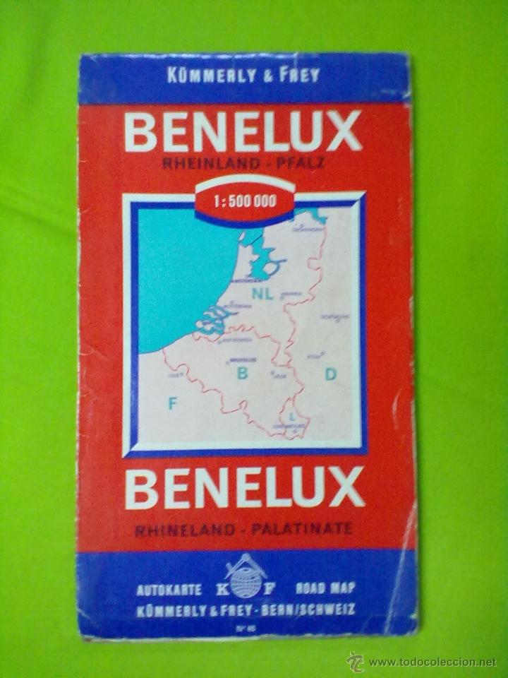 Mapas contempor&aacute;neos: KUMMERLY & FREY MAPA CARRETERAS BENELUX - Foto 1