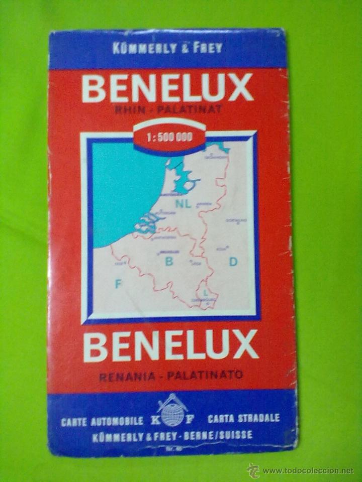Mapas contempor&aacute;neos: KUMMERLY & FREY MAPA CARRETERAS BENELUX - Foto 2