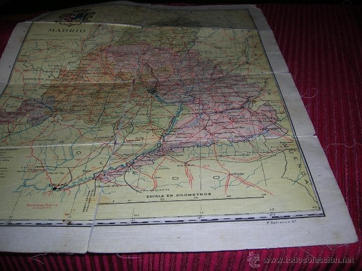 Mapas contempor&aacute;neos: Antiguo mapa de la provincia de Madrid - Foto 2