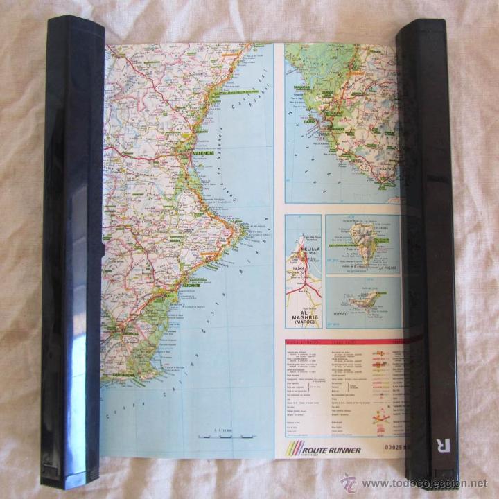 Mapas contempor&aacute;neos: Mapa extensible Route Runner Map System Plaza & Jan&eacute;s Editores 1987 - Foto 1