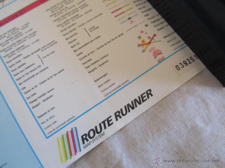 Mapas contempor&aacute;neos: Mapa extensible Route Runner Map System Plaza & Jan&eacute;s Editores 1987 - Foto 2