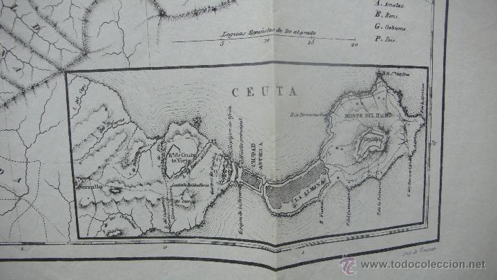 Mapas contempor&aacute;neos: MAPA DE MARRUECOS. S. XIX. - Foto 3