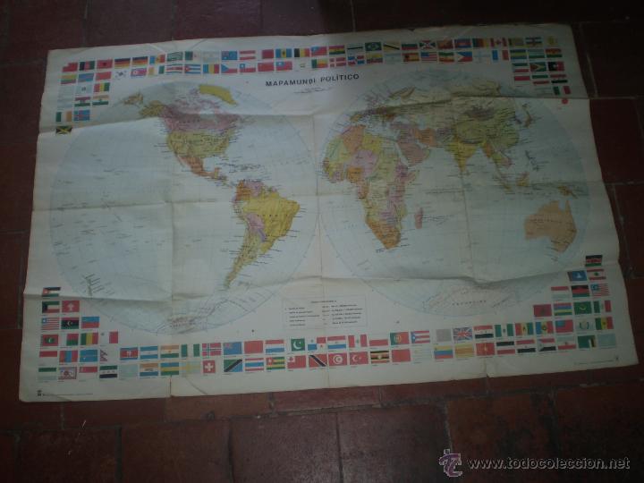 Mapas contempor&aacute;neos: MAPAMUNDI POLITICO 1971 - Foto 1