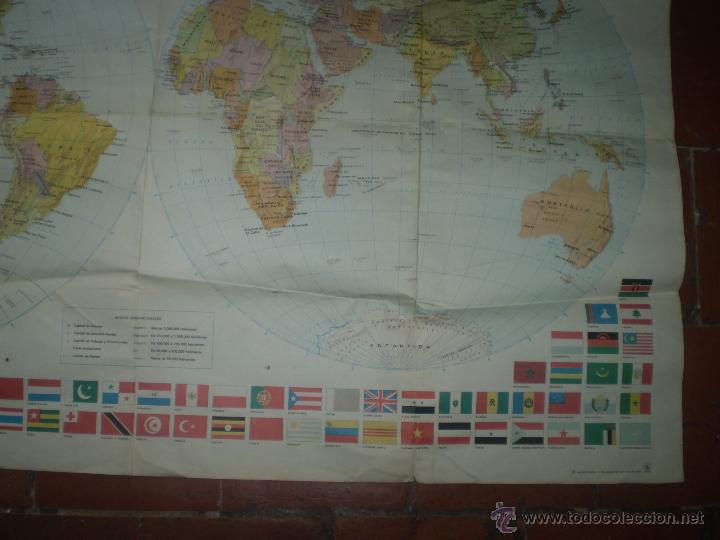 Mapas contempor&aacute;neos: MAPAMUNDI POLITICO 1971 - Foto 5