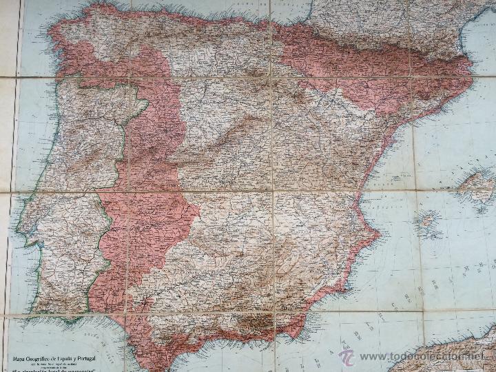 Mapas contempor&aacute;neos: MAPA DE LA PENINSULA IBERICA. C. VOGEL - Foto 2