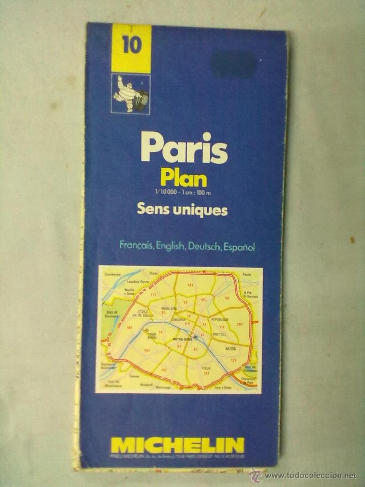 Mapas contempor&aacute;neos: MAPA PARIS MICHELIN - Foto 1