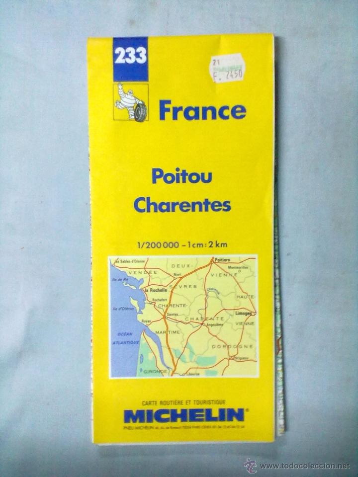 Mapas contempor&aacute;neos: MAPA MICHELIN POITOU CHERENTES - Foto 1