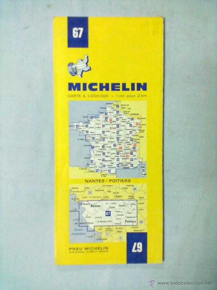 Mapas contempor&aacute;neos: MAPA MICHELIN NANTES POITIERS - Foto 1
