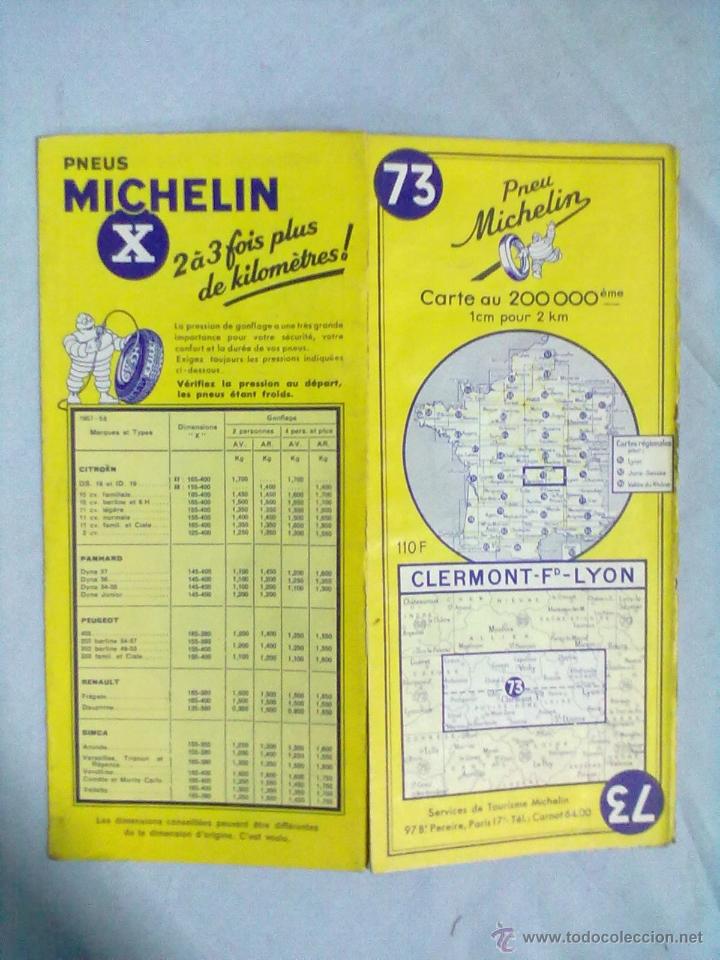 Mapas contempor&aacute;neos: MAPA MICHELIN CLERMONT-FD-LYON - Foto 1