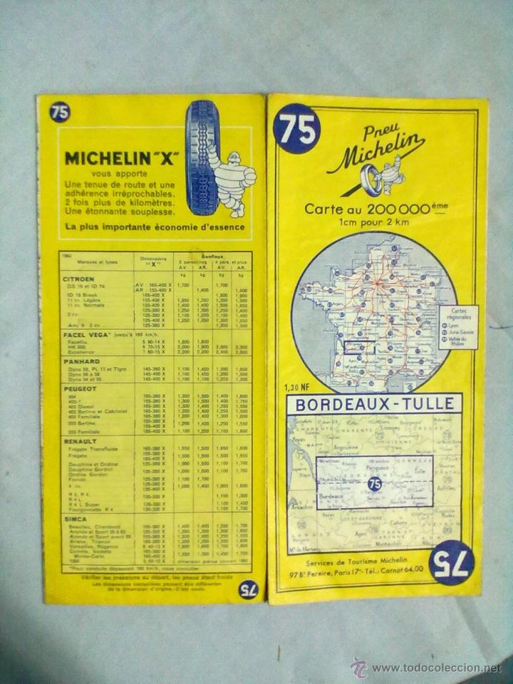 Mapas contempor&aacute;neos: MAPA MICHELIN BORDEAUX-TULLE - Foto 1