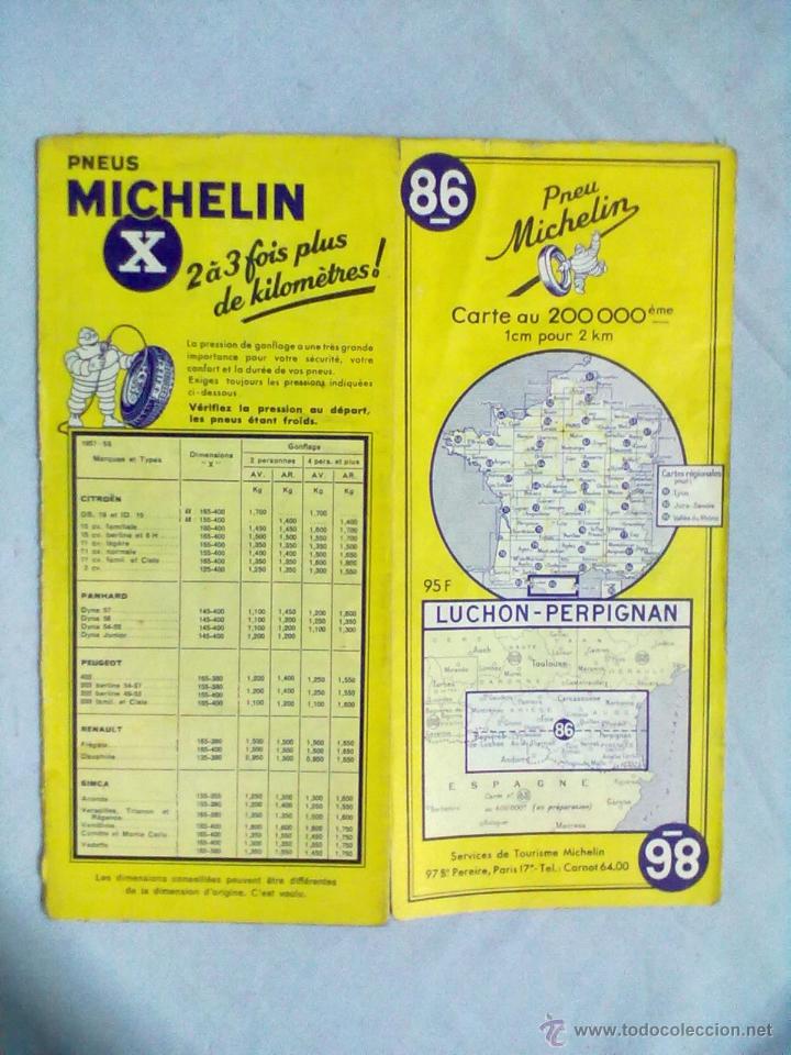 Mapas contempor&aacute;neos: MAPA MICHELIN LUCHON-PERPIGNAN - Foto 1
