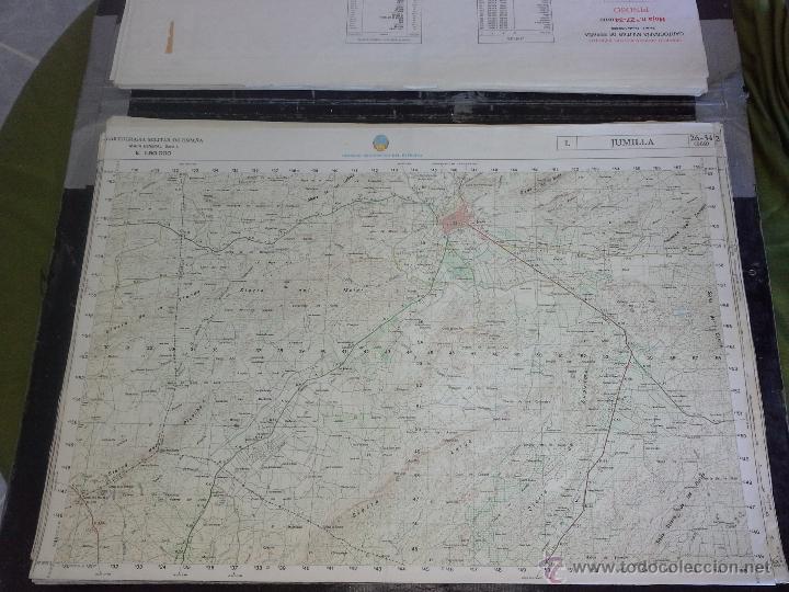 Mapas contempor&aacute;neos: ENORME MAPA TOPOGRAFICO DE JUMILLA SIERRA DEL PICACHO LARGA SOPALMO BUEY DEL MOLAR TIENDA