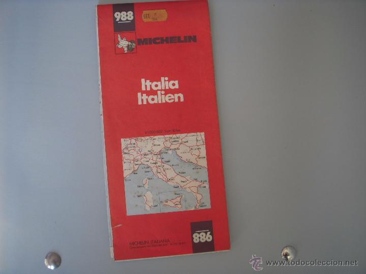 Mapas contempor&aacute;neos: Michelin, Italia Italien, 1/1000.000