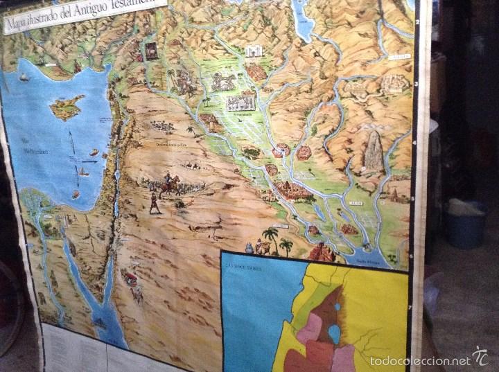 Contemporary maps: mapa antiguo testamento las 12 tribus