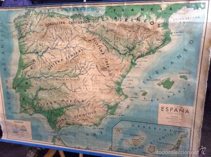 Mapas contempor&aacute;neos: mapa de espa&ntilde;a - Foto 1