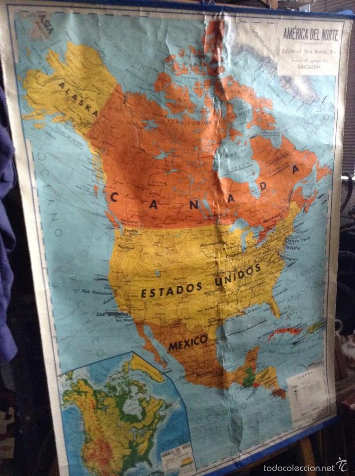 Mapas contempor&acirc;neos: america del norte