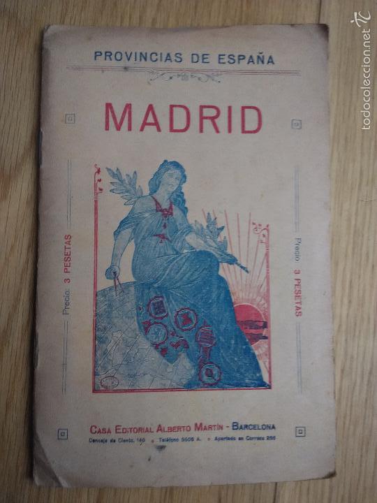 Mapas contempor&aacute;neos: MAPA ENTELADO. MADRID- PROVINCIAS DE ESPA&Ntilde;A - Foto 1