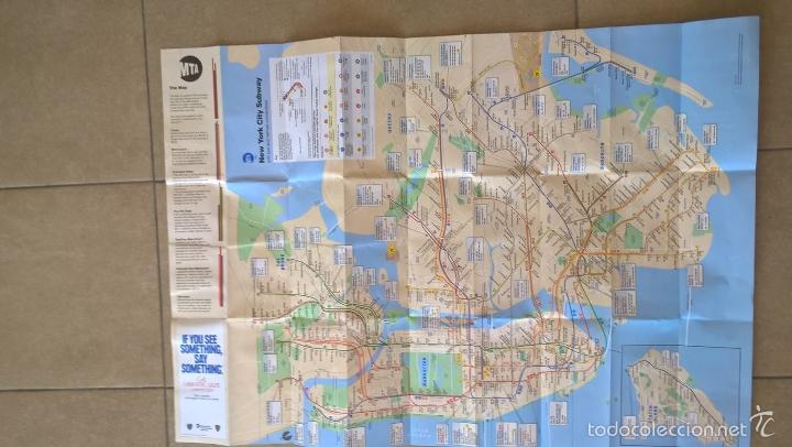 Mapas contempor&aacute;neos: THE MAP, NEW YORK MAP. MAPA DE METRO NUEVO - Foto 2