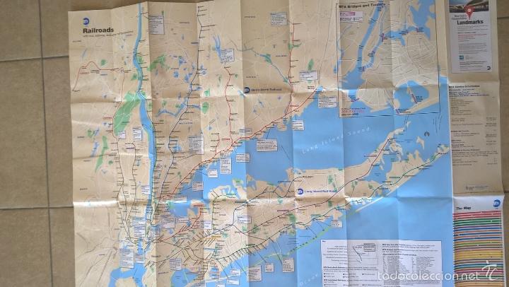 Mapas contempor&aacute;neos: THE MAP, NEW YORK MAP. MAPA DE METRO NUEVO - Foto 7