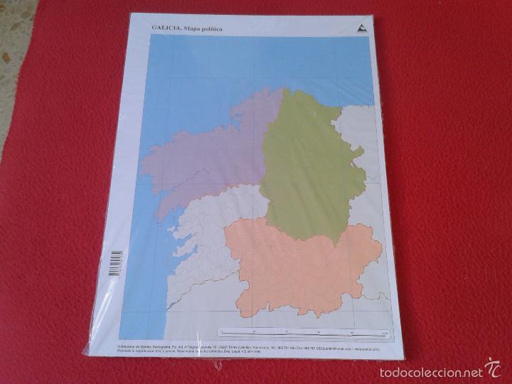 Zeitgen&ouml;ssische Karten: LOTE DE 50 MAPAS GALICIA. MAPA POLITICO. PRECINTADOS. SIN USO. EDICI&Oacute;NS DO CUMIO CARTOGRAFIA 1996