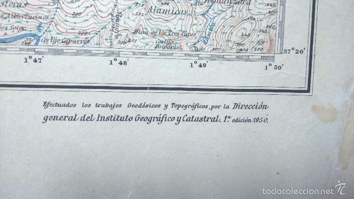 Mapas contempor&aacute;neos: MAPA DE HUERCAL OVERA (ALMERIA) 1950 - Foto 9